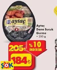 AYTAÇ DANA SUCUK GURME 250 G